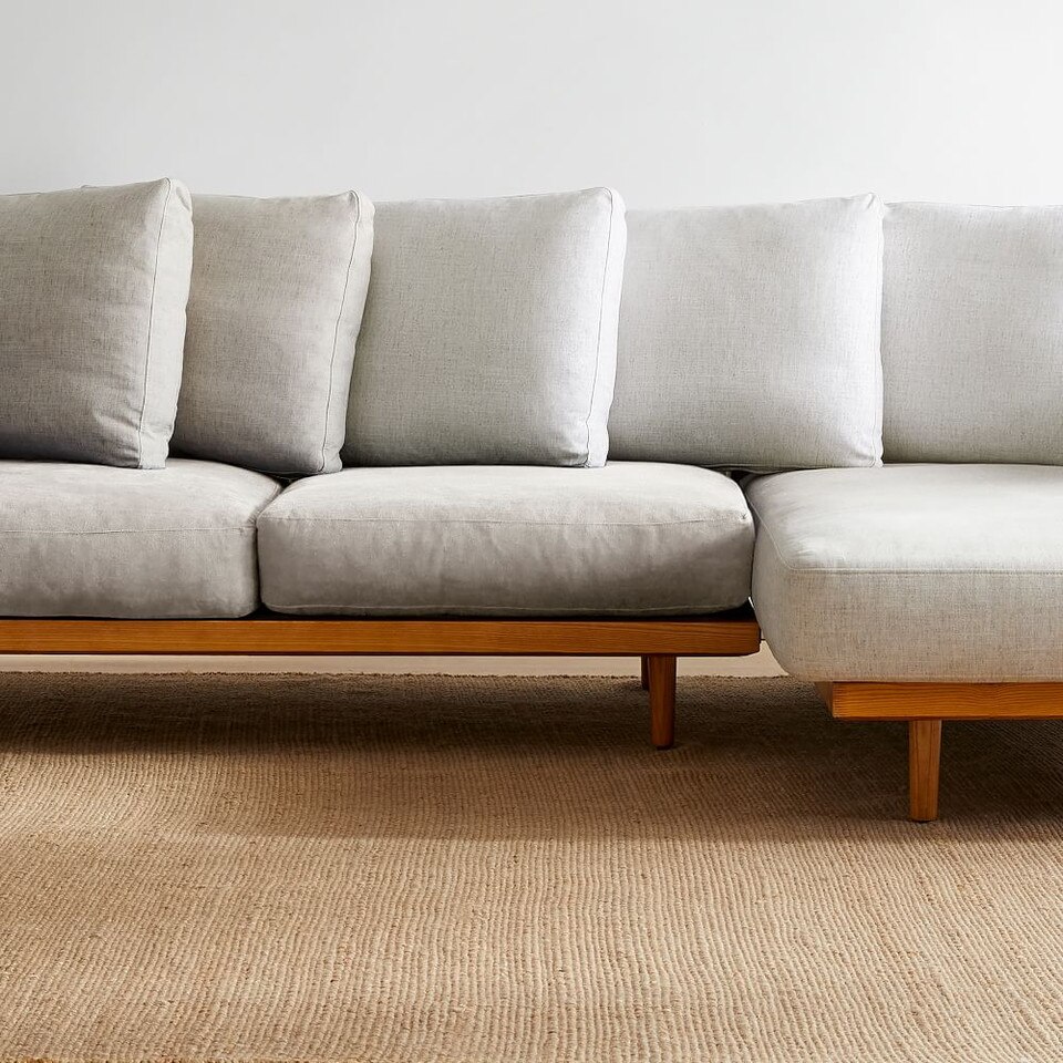 Newport 2Piece Chaise Sectional West Elm UK